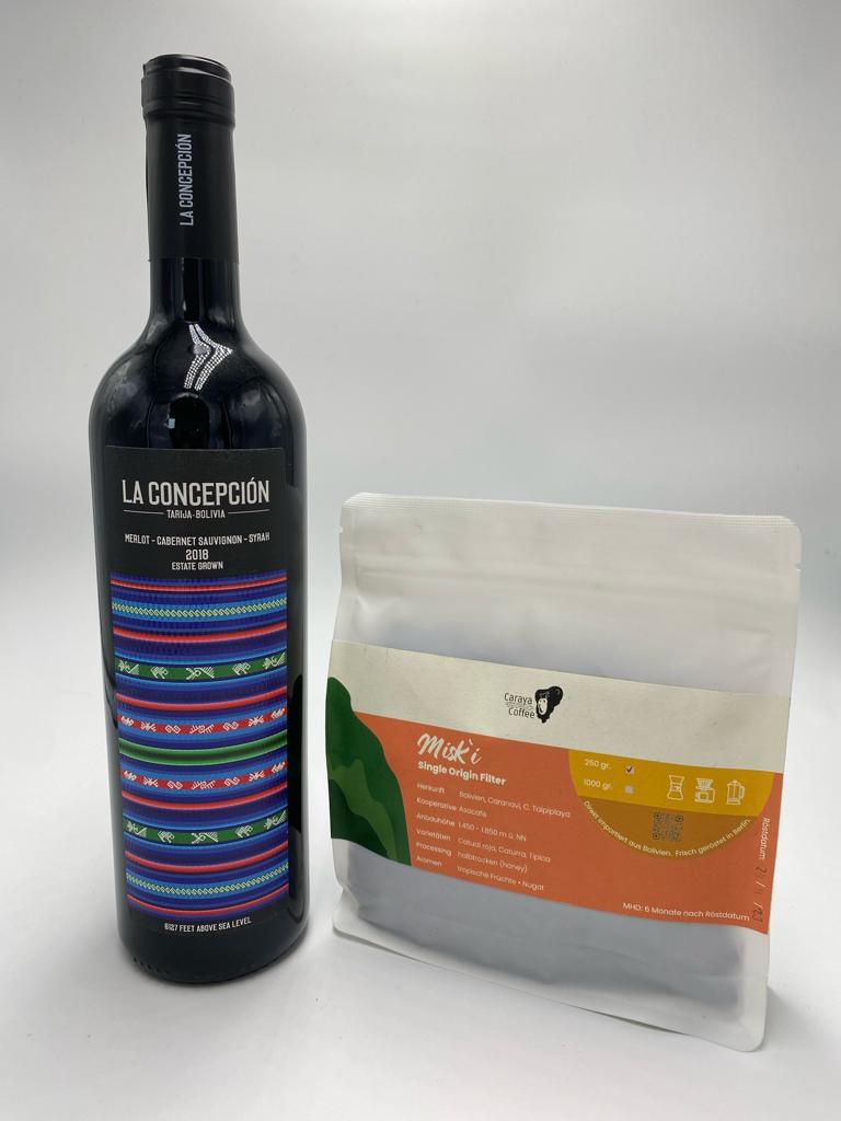 Kaffee und Wein Genießerpaket